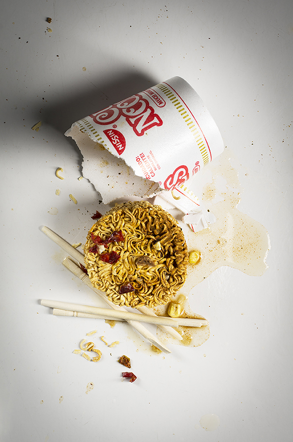 Spilled Cup of Noodles